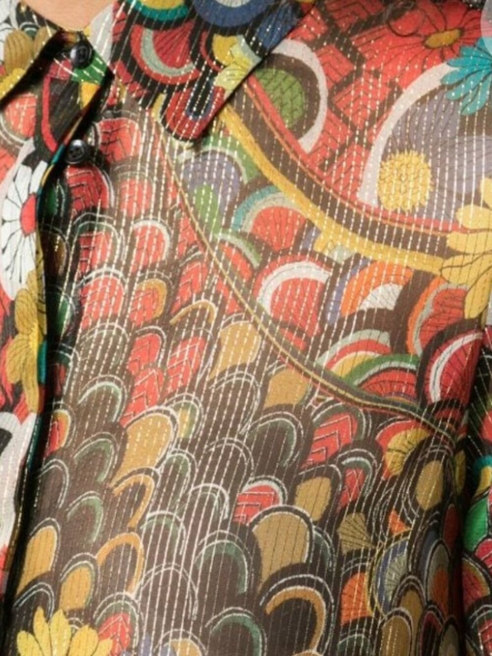 Alice + Olivia "Floral Print Top" - Picture 4 of 8